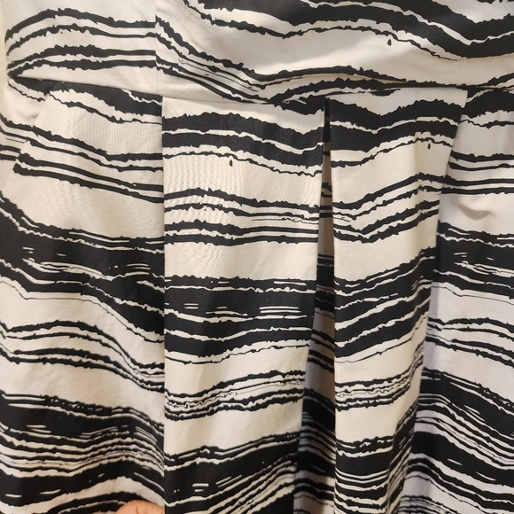 The Limited Black and Ivory Strapples Dress with Pockets size 6 - Picture 4 of 12